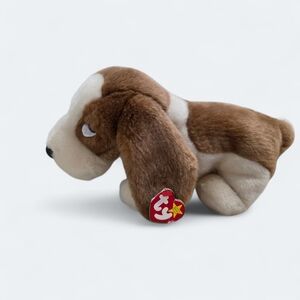 TY Tracker Basset Hound Dog Beanie Buddy Plush Stuffed Animal Vintage 1998